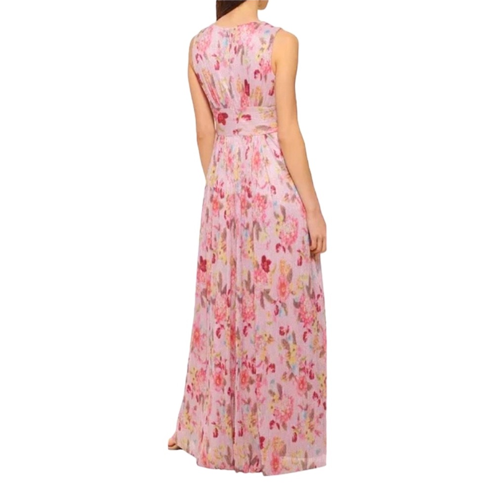 NWT Jessica Howard Carlyle Metallic
Pleated Chiffon Gown - Picture 2 of 8